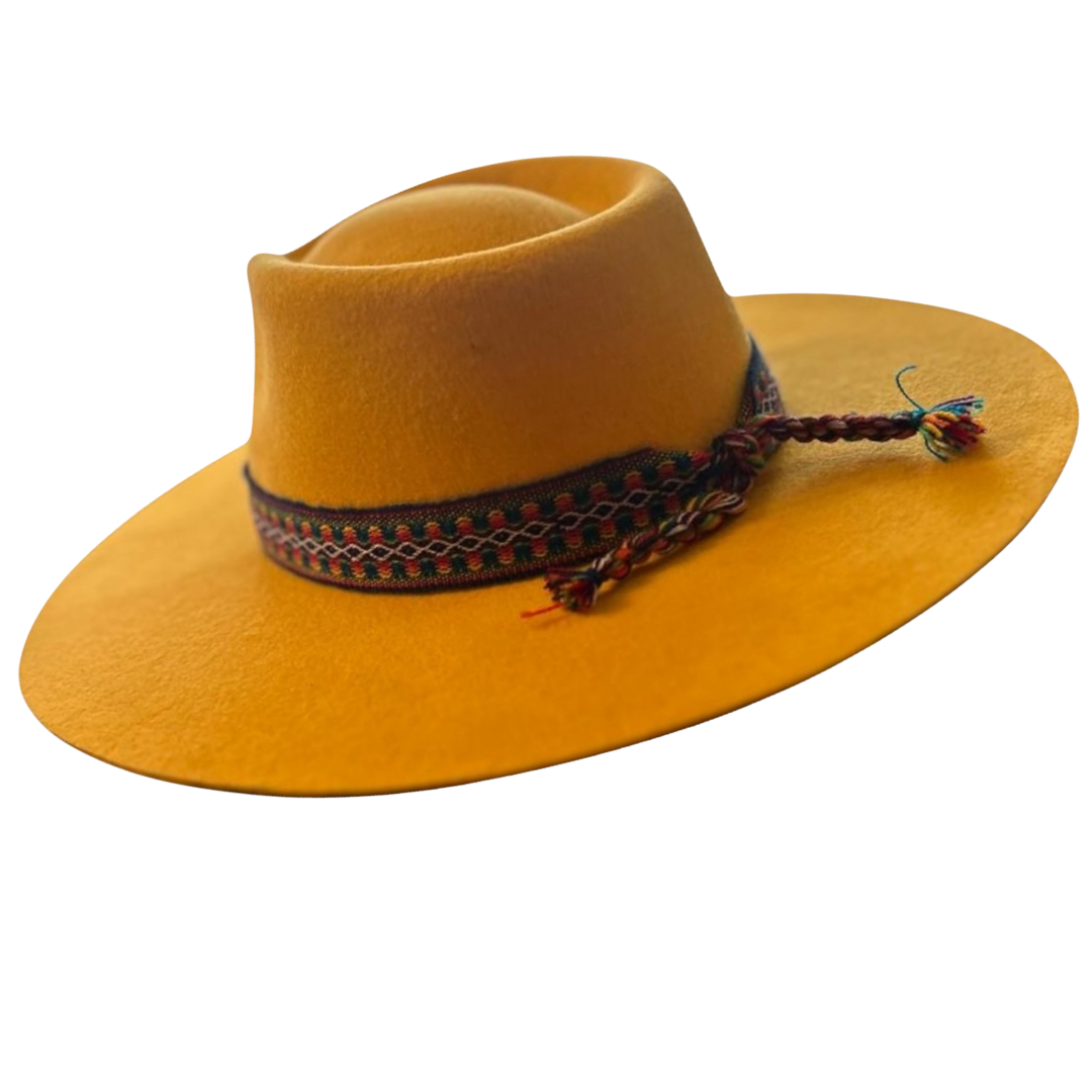 Fedora Decorativo de Fieltro Negro
