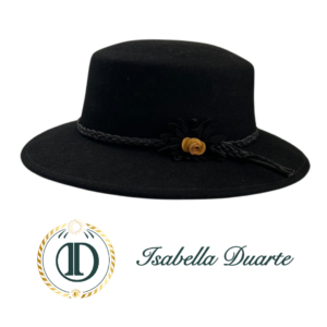 Fedora Decorativo de Fieltro Negro