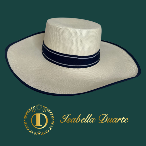 Canotier Blue White